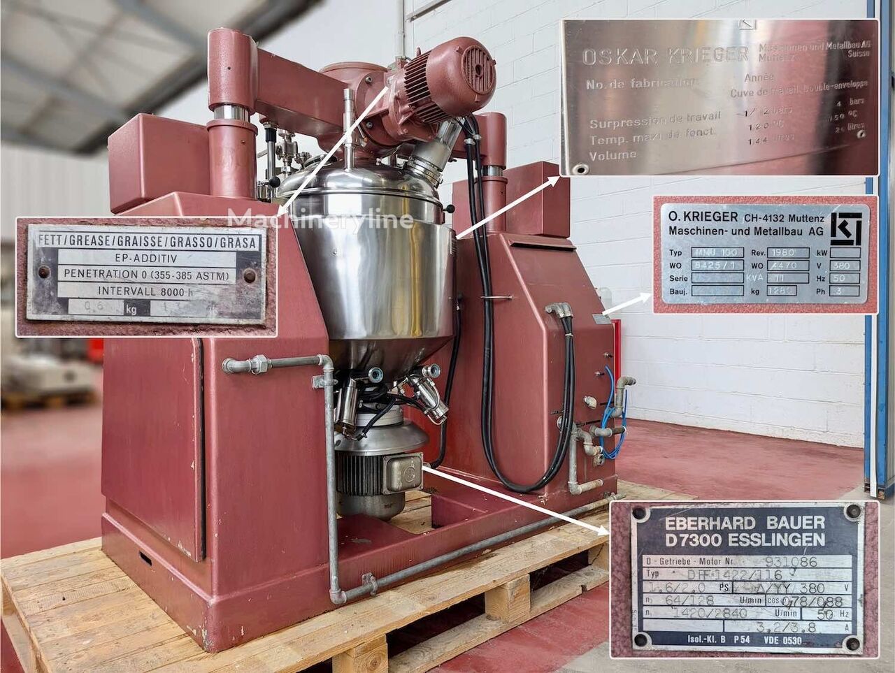 1980 Krieger Molto MAT Univ Mixer and Blender for sale — view 4