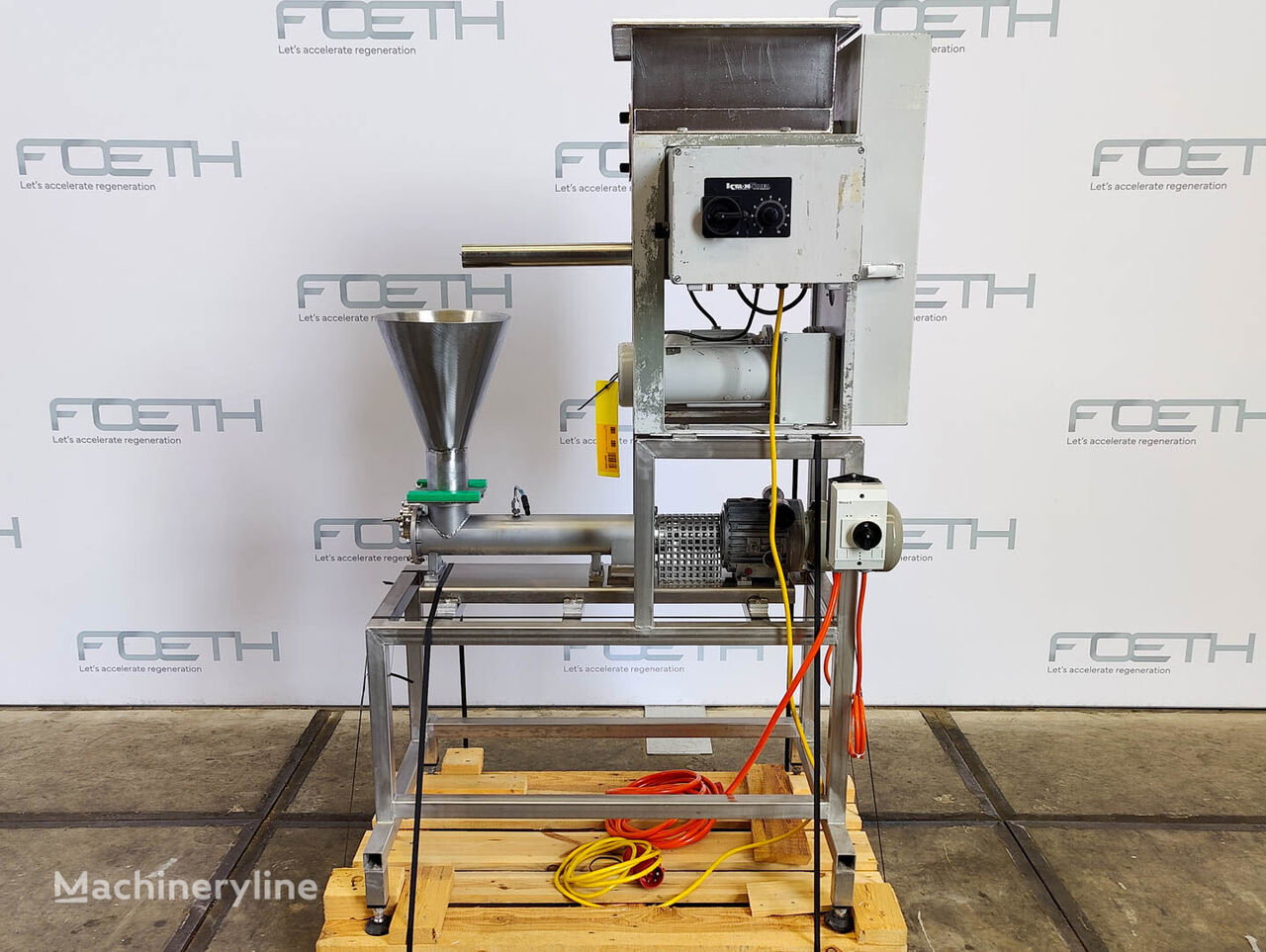 Ktron S-400 Metering screw Mixer Blender for sale