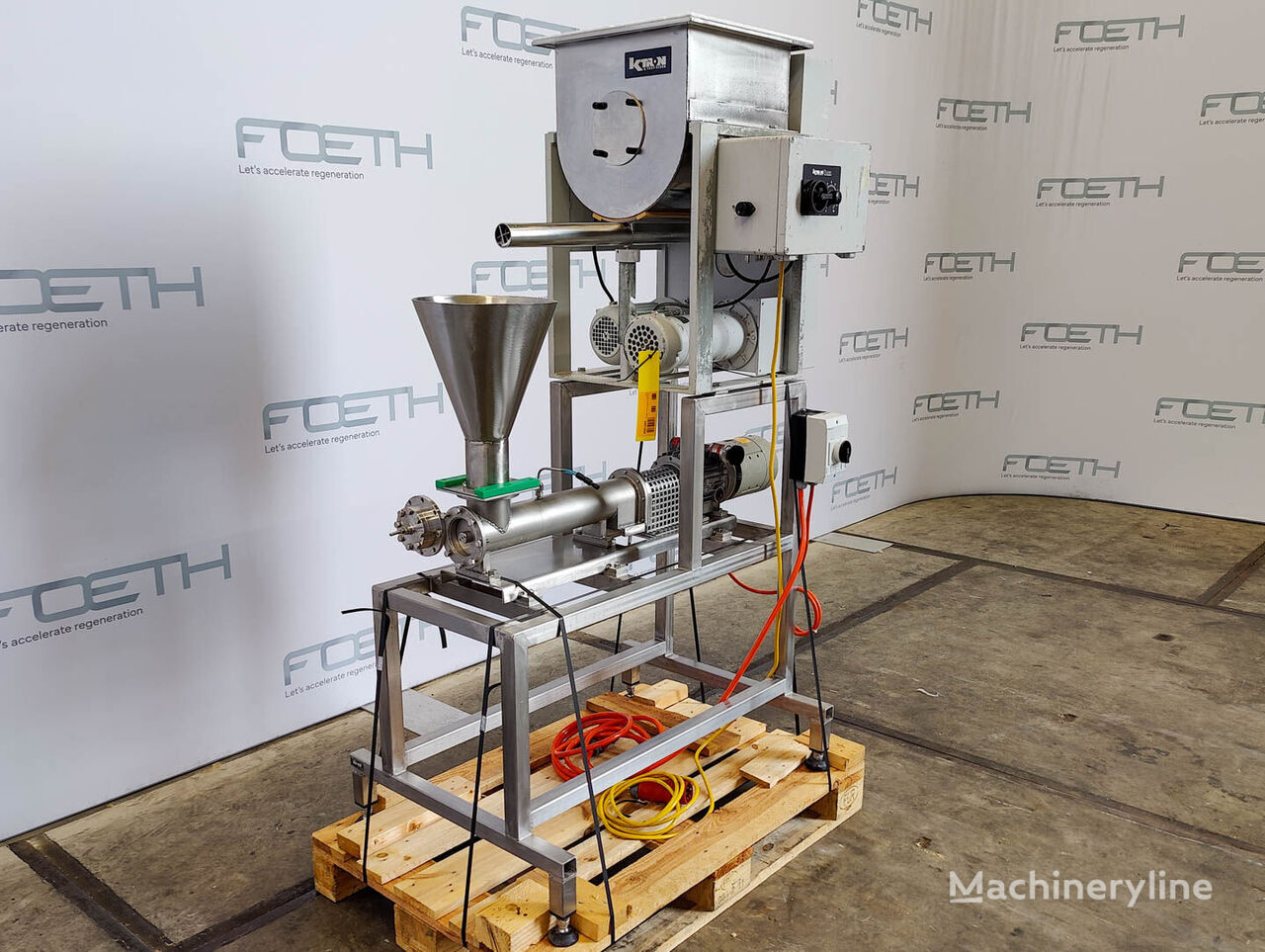 Ktron S-400 Metering screw Mixer Blender for sale — view 2
