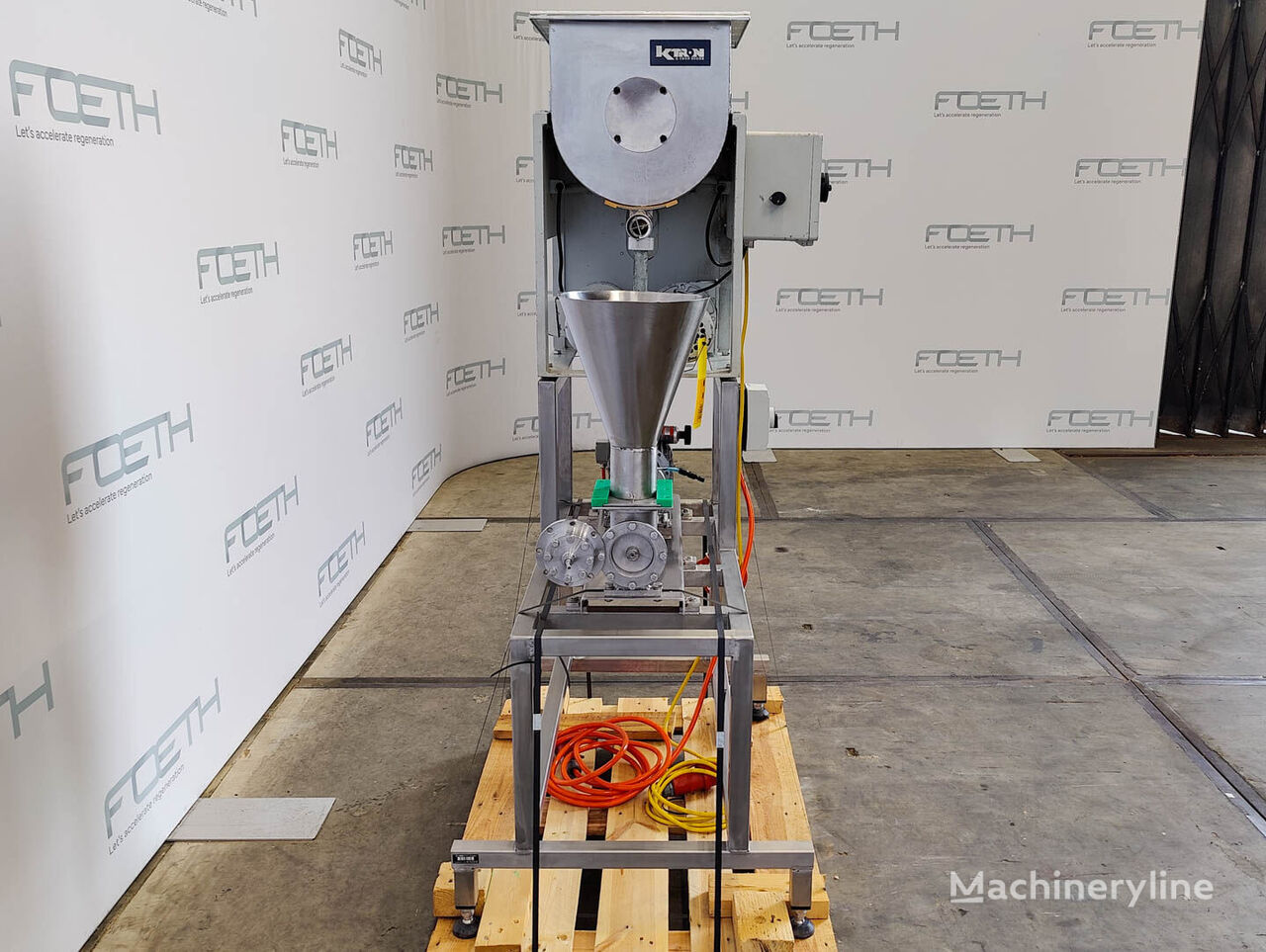 Ktron S-400 Metering screw Mixer Blender for sale — view 3