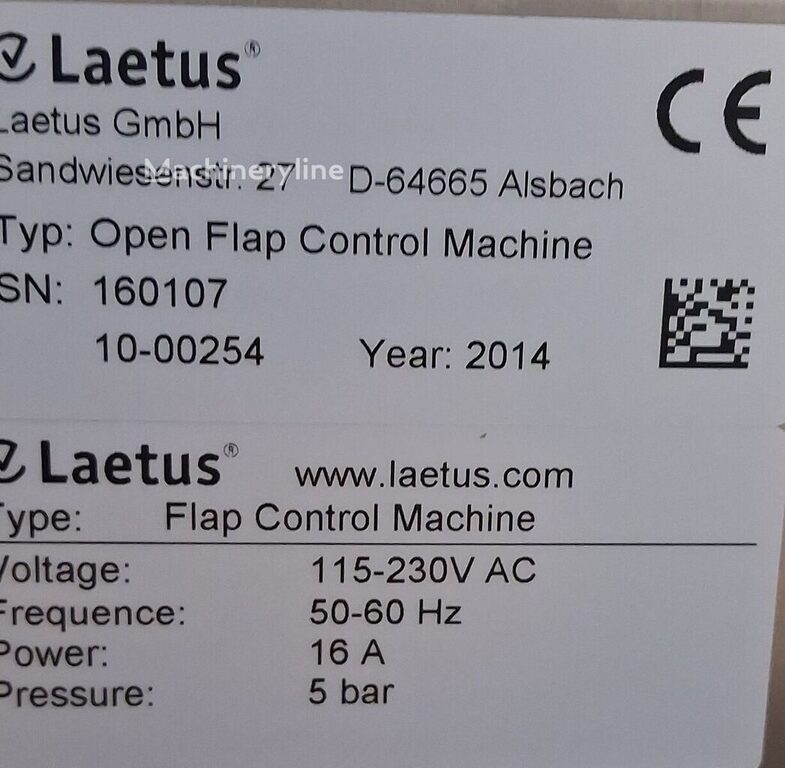 2014 Laetus Open Flap Cont Laboratory for sale — view 5