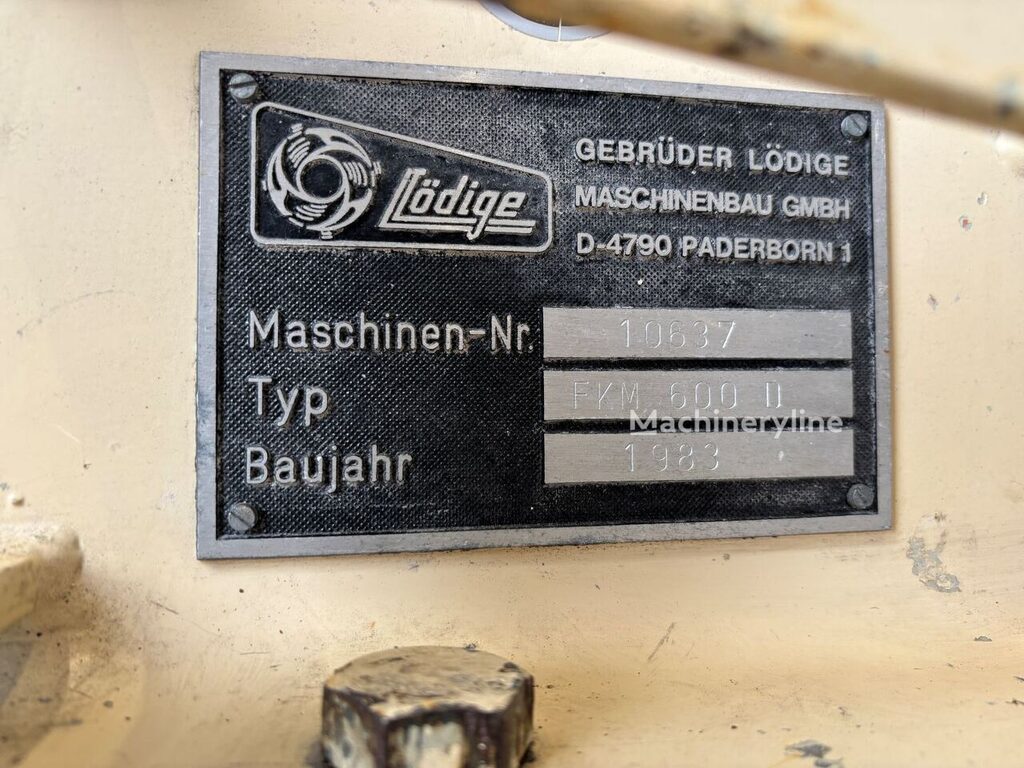1983 Lödige FKM-600 D - PO Mixer and Blender for sale — view 5