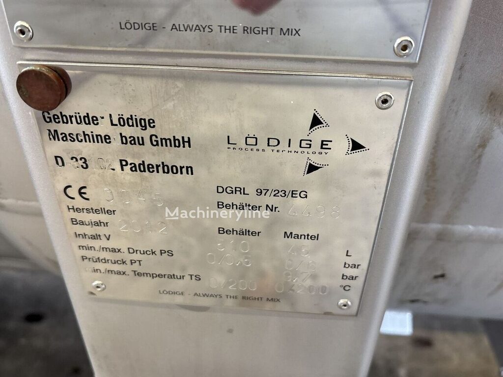 2012 Lödige K-TM400 - Powd Mixer and Blender for sale — view 5