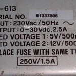 MANSON EP-613 Laboratory Equipment for sale — view 5