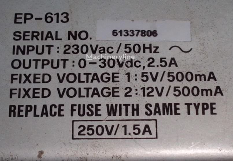 MANSON EP-613 Laboratory Equipment for sale — view 5