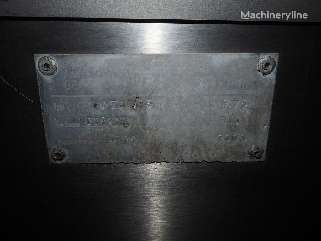 2003 MHS IC 700 25 Meat Processing for sale — view 3