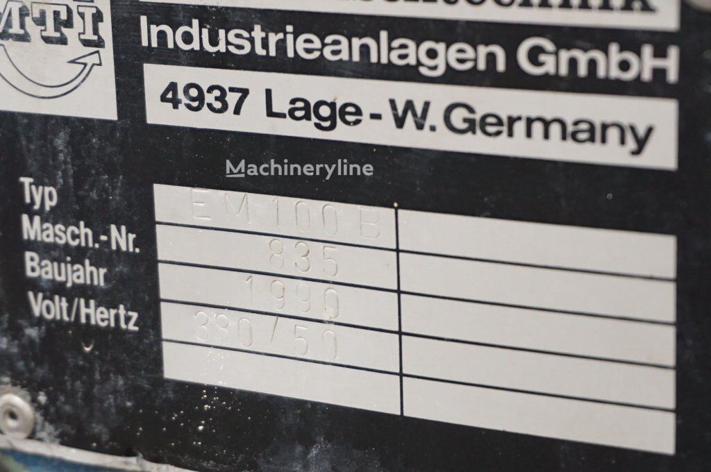 MTI Industrieanlagen GmbH (DE) EM-100B - Hot mixer Mixer Blender for sale — view 4