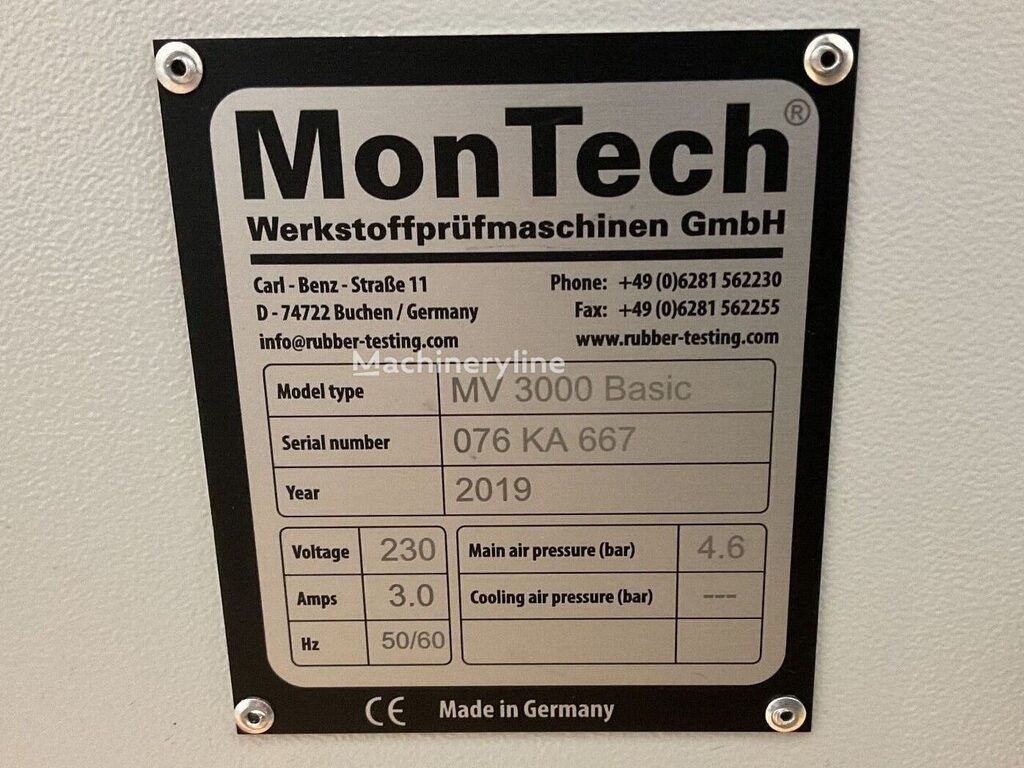 MonTech MV3000 basic - Viscosity test machine Laboratory Equipment for sale — view 4