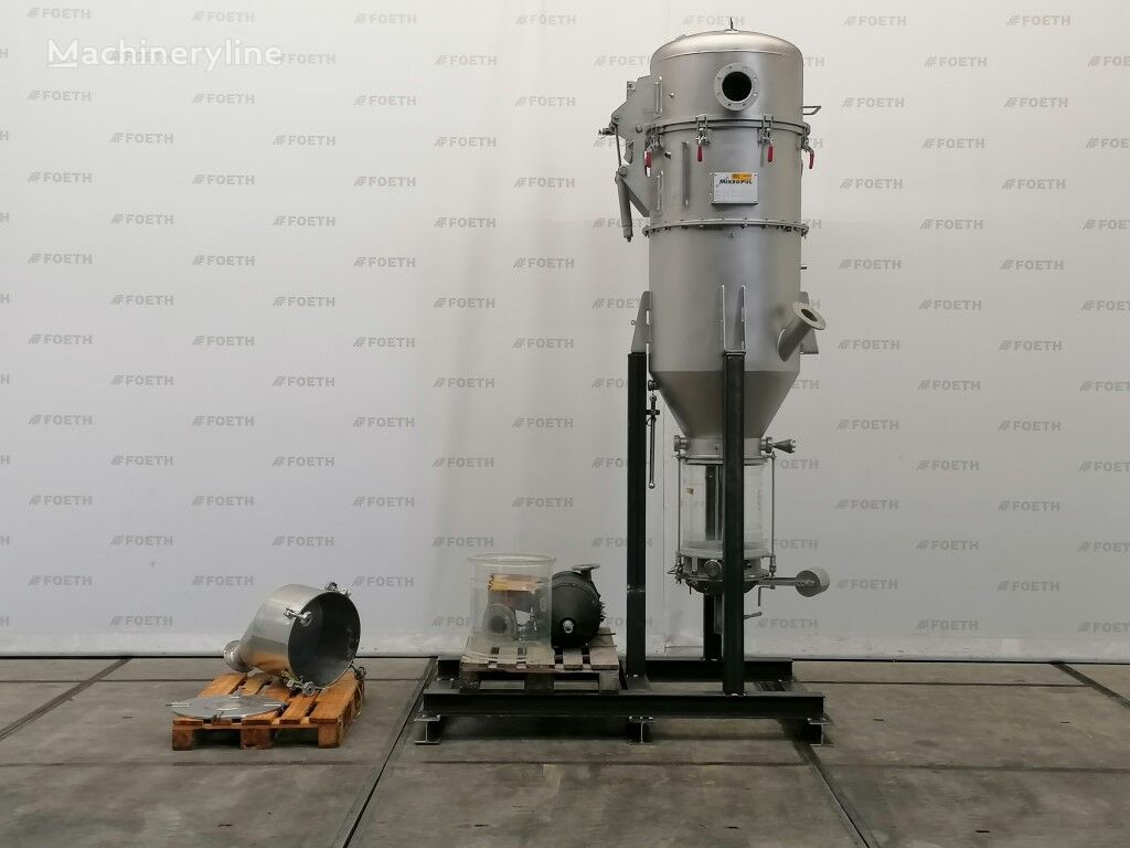Nauta Vometec Mikropul Nauta Vometec 12 HP 4 TRL BV - Fluid bed Laboratory Equipment for sale