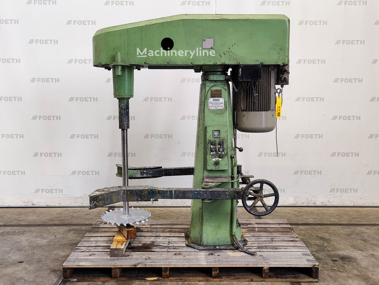 1992 Netzsch NFT Netzsch FE Mixer and Blender for sale