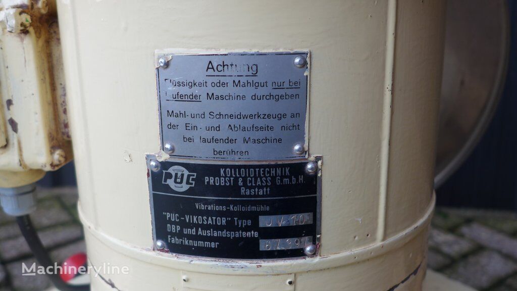 PUC Probst &Class JV 10 - Colloid mill Mixer Blender for sale — view 4
