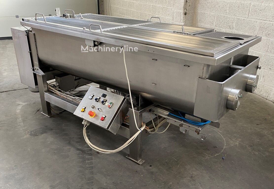 Pasta mixer Dominioni twin shaft paddle mixer 900 L Type ID 900 Mixer Blender for sale — view 2