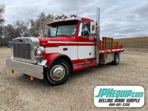 1997 Peterbilt 378 Flatbed Truck for sale