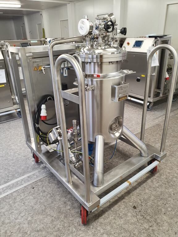 Pharmatech 120 L Mobile Pharma Reactor — NEW - Stainless Steel R Mixer Blender for sale — view 2