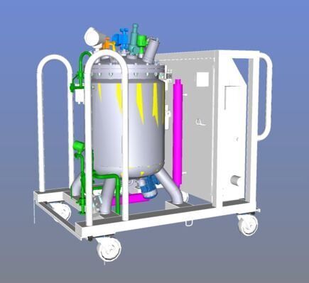 Pharmatech 120 L Mobile Pharma Reactor — NEW - Stainless Steel R Mixer Blender for sale — view 3
