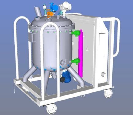 Pharmatech 190 L Mobile Pharma Vessel — NEW - Pressure vessel Mixer Blender for sale — view 3