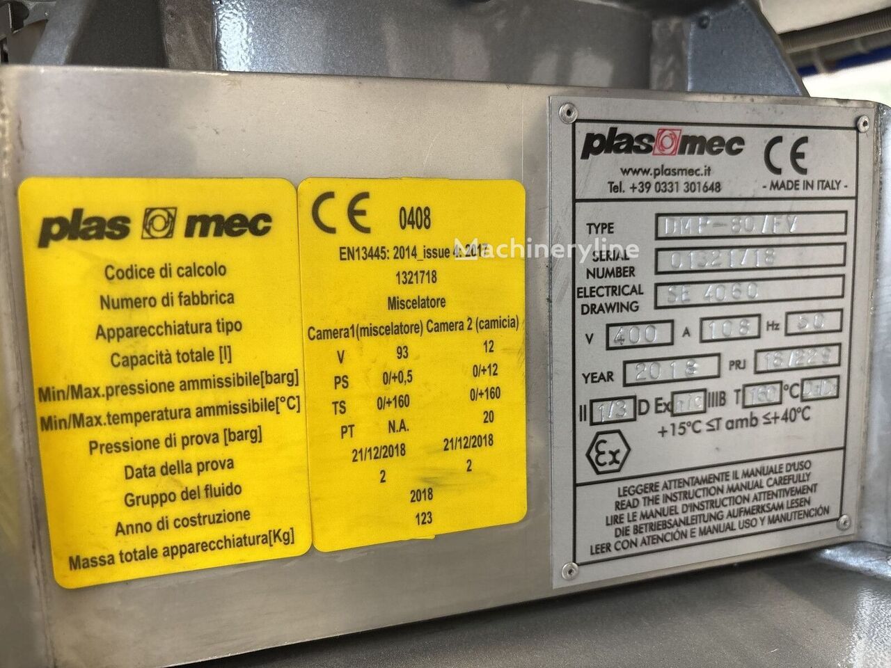 2018 Plas MEC DPM 80 FV - HO Mixer and Blender for sale — view 5