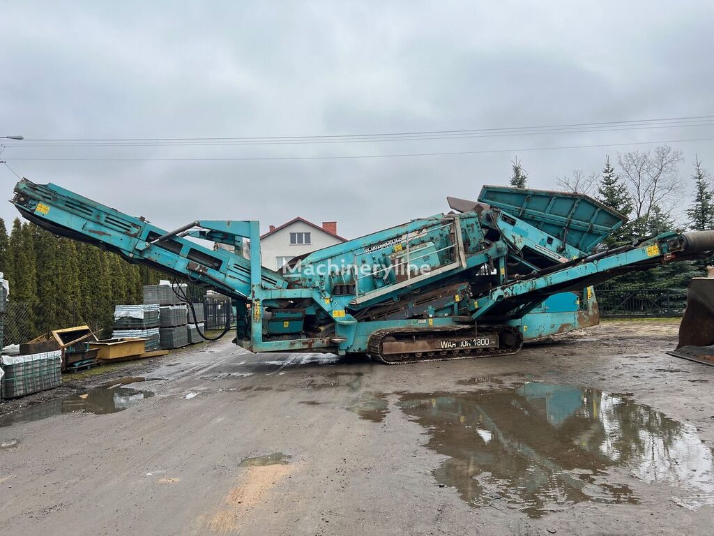 2012 Powerscreen Warrior 1800 Quarry - Screener for sale