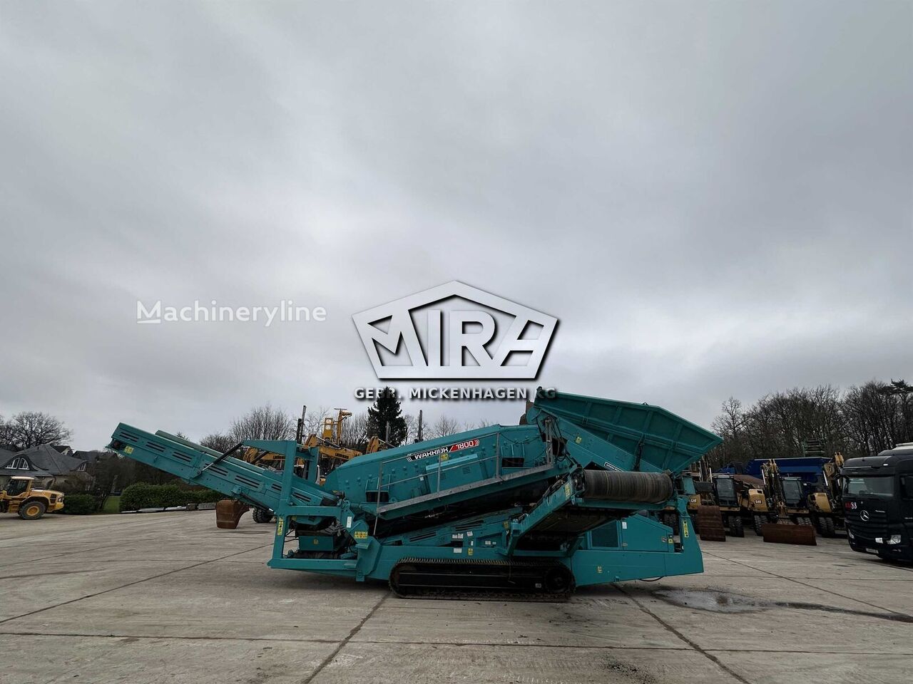 2011 Powerscreen Warrior 1800 Quarry - Screener for sale — view 2