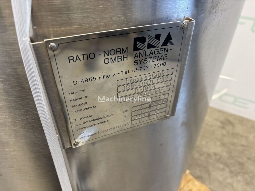 1988 RNA Prozesstank Tank and Container for sale — view 5