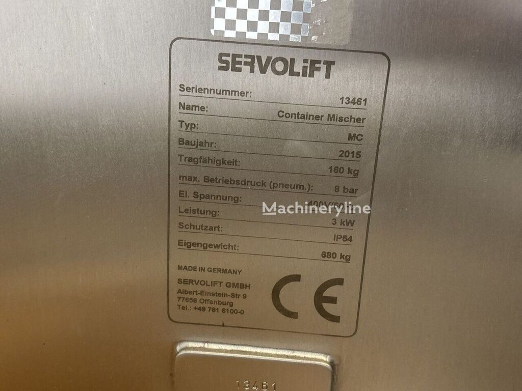 2015 Servolift Container Misc Mixer and Blender for sale — view 4