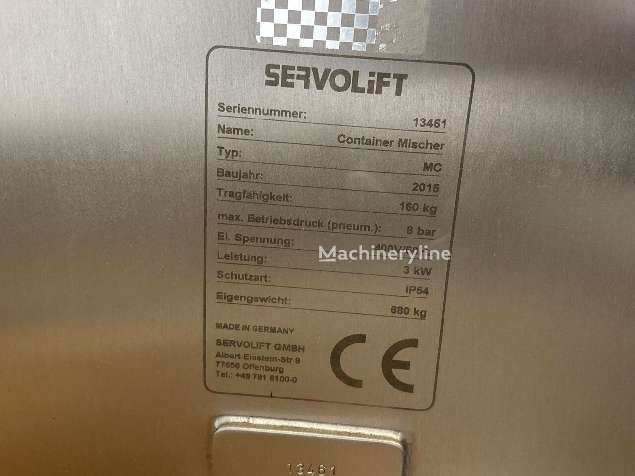2015 Servolift Container Misc Mixer and Blender for sale — view 4