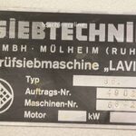 Siebtechnik LAVIB 86 Laboratory Equipment for sale — view 4