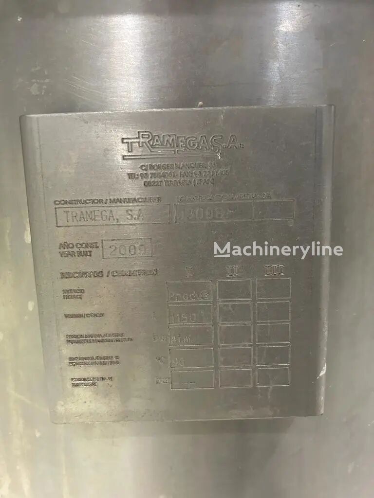 TRAMEGA DE ACERO INOXIDABLE Mixer Blender for sale — view 2