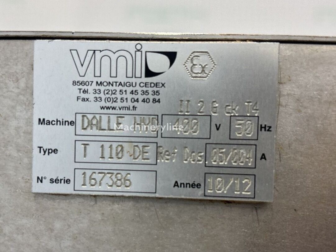 2012 VMI Dalle HYD T110 Mixer and Blender for sale — view 3