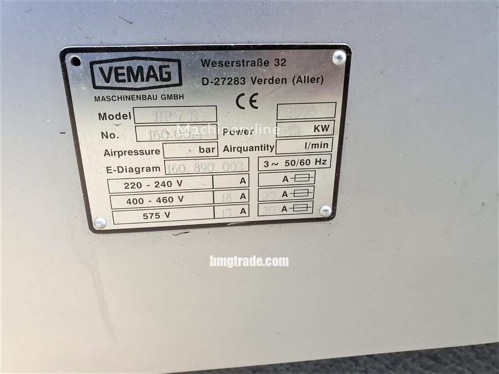 Vemag HP7E Meat Processing for sale — view 5