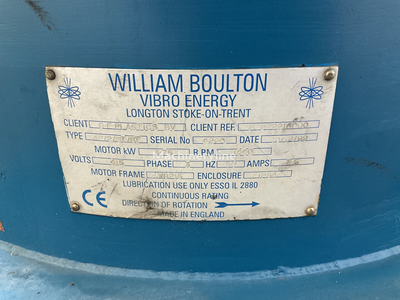 1999 Williams Boulton 48 2 S Mixer and Blender for sale — view 4